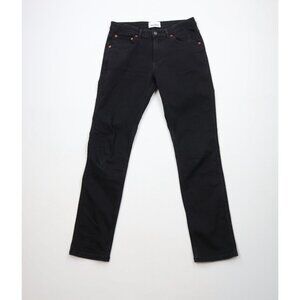 DU/ER DUER Womens Size 29 Faded Performance Denim Slim Straight Leg Jeans Black